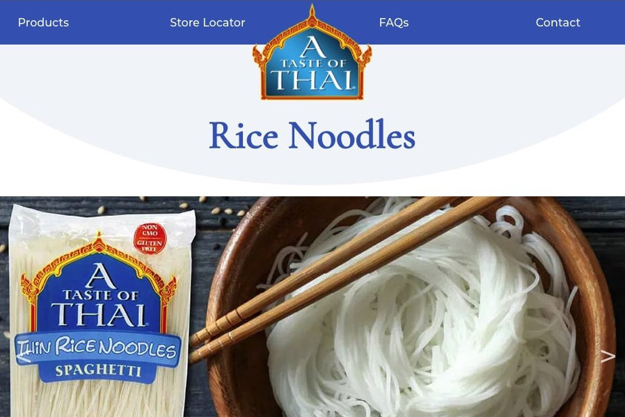 A Taste of Thai Homepage
