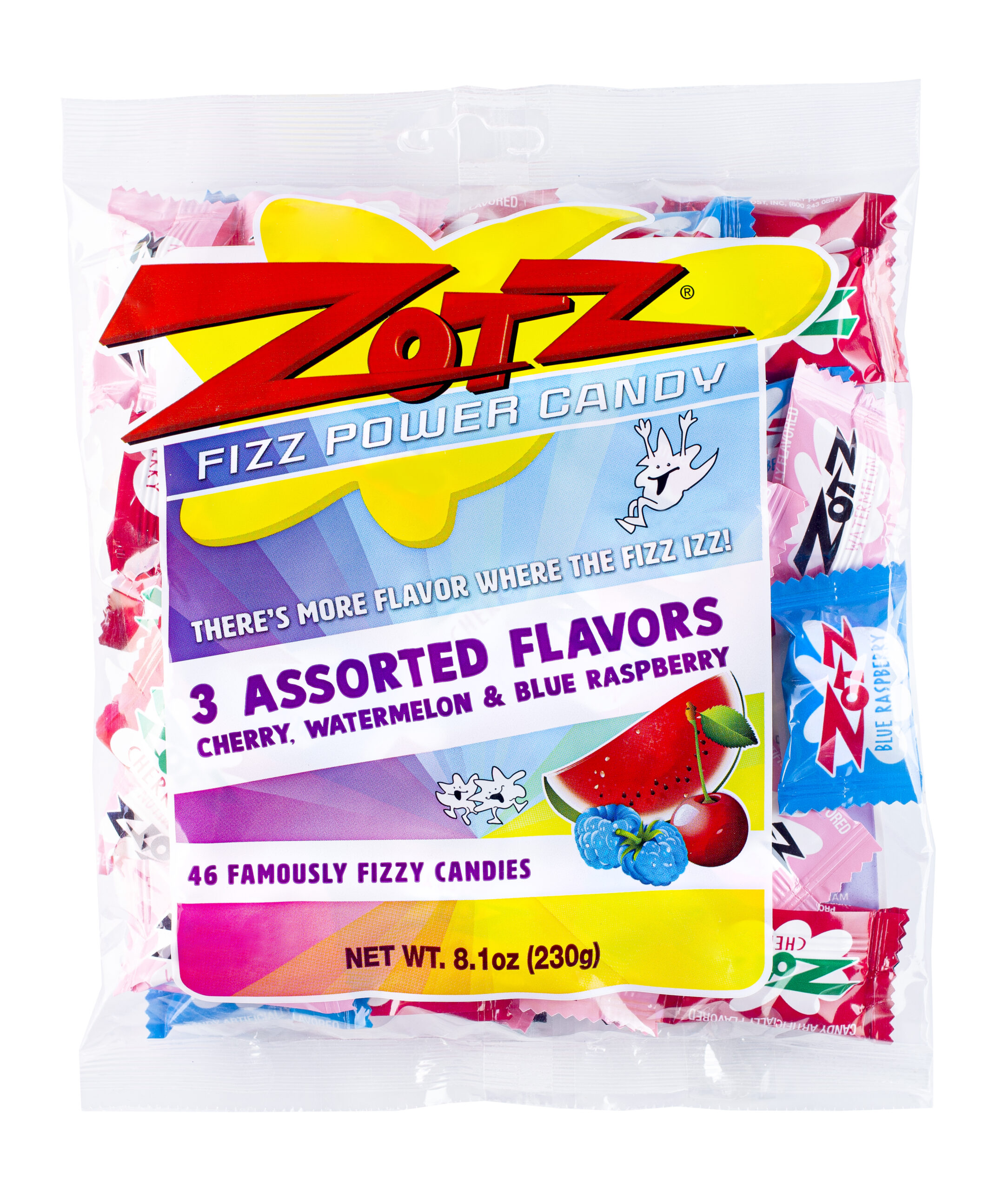 Zotz Assorted Flavors 46-count Bag Marketing Material