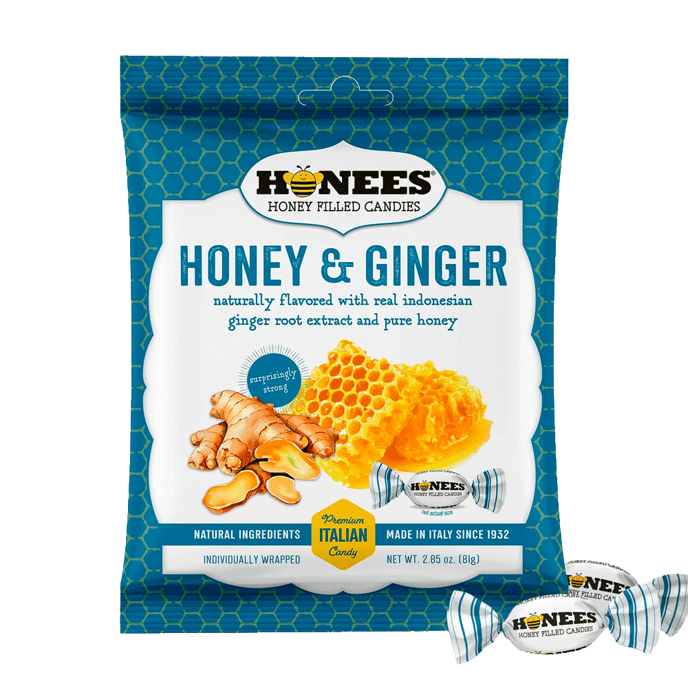 HONEES Honey & Ginger Candies