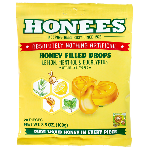 Honees Lemon Menthol & Eucalyptis